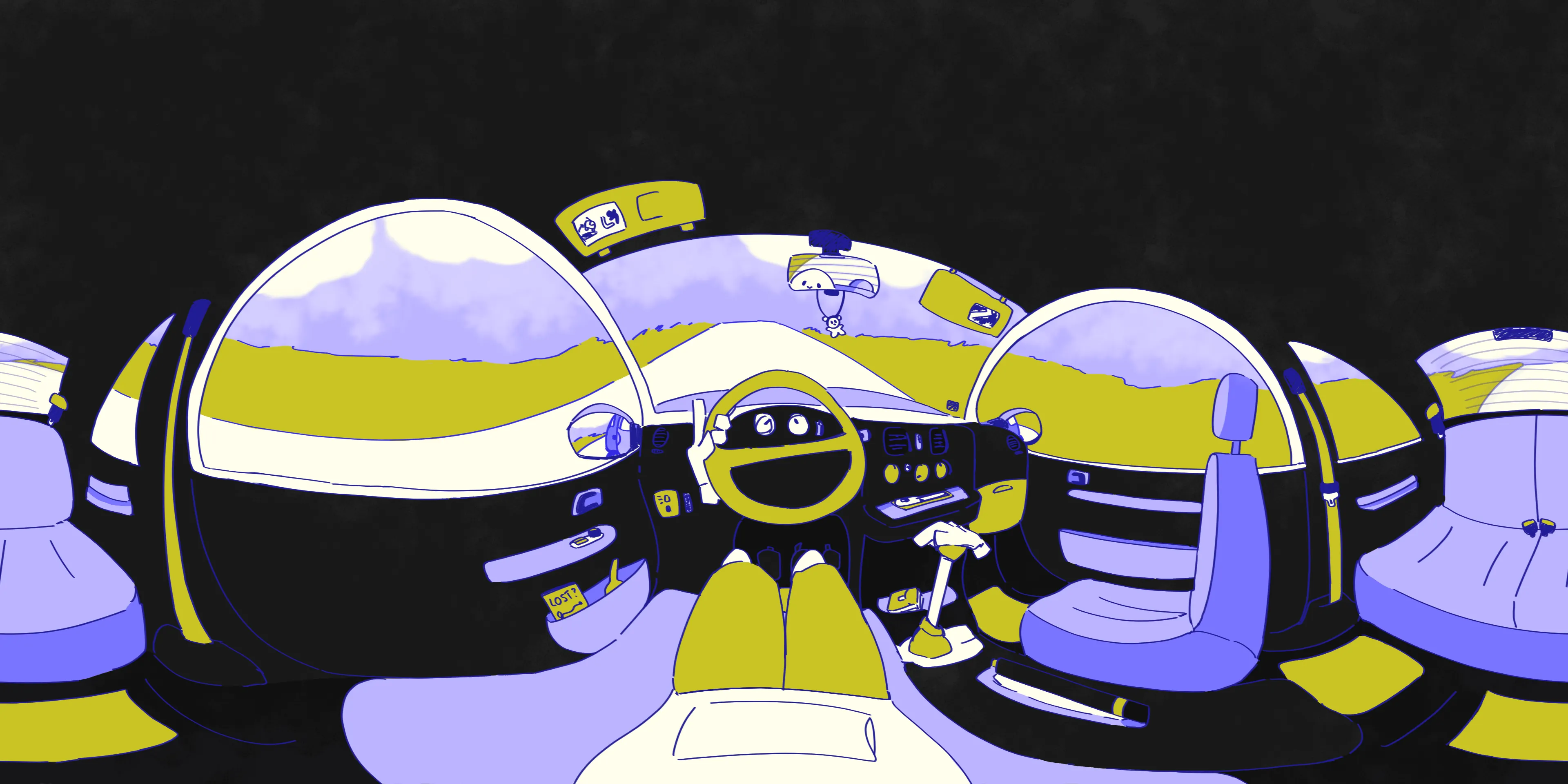 Marion's mysterious car