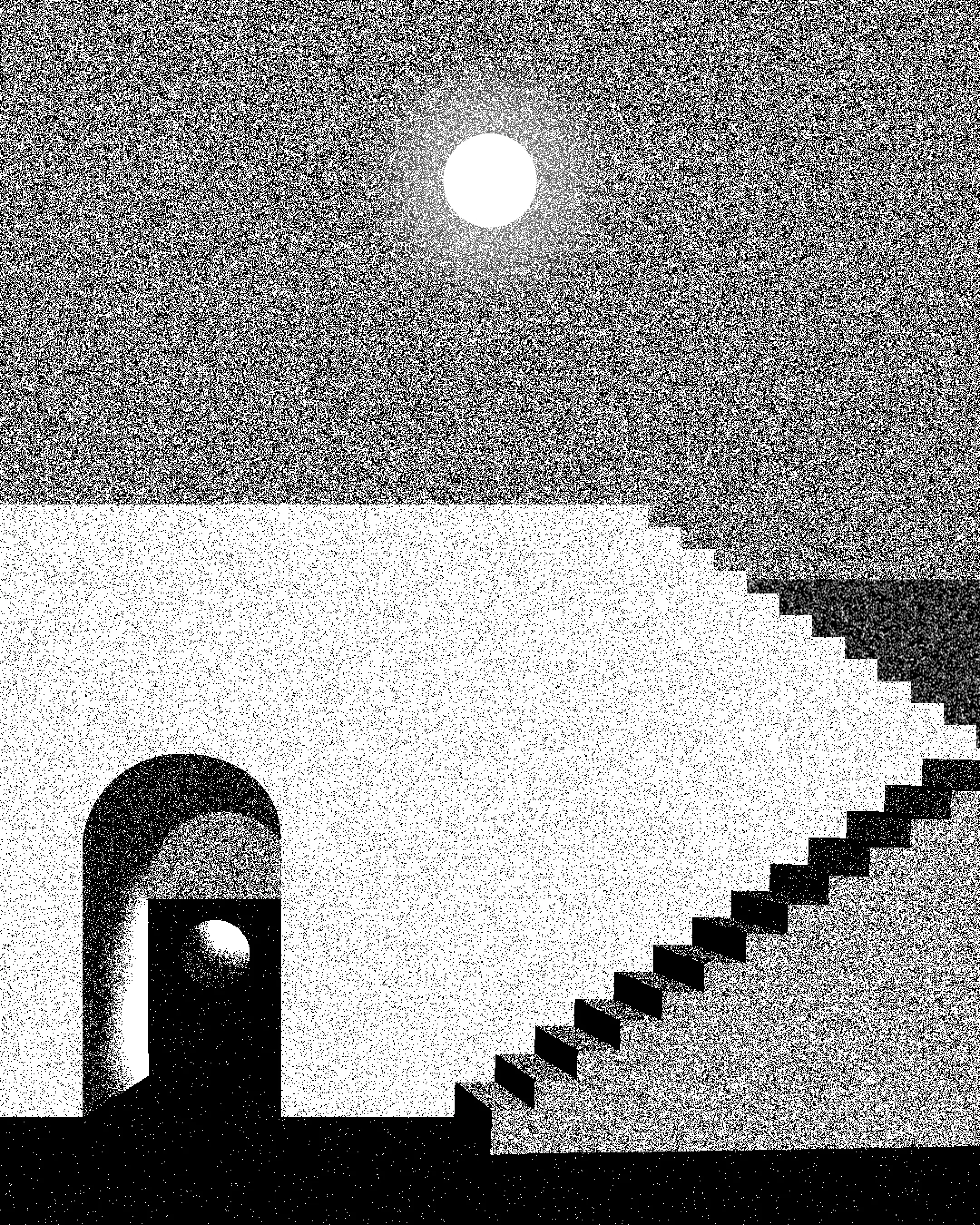 Architecture au clair de lune